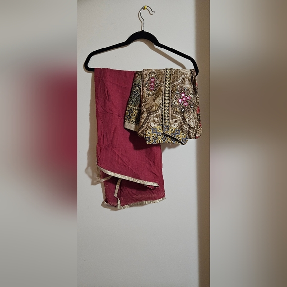 Punjabi Suit Pant Pallazo - Picture 3 of 3